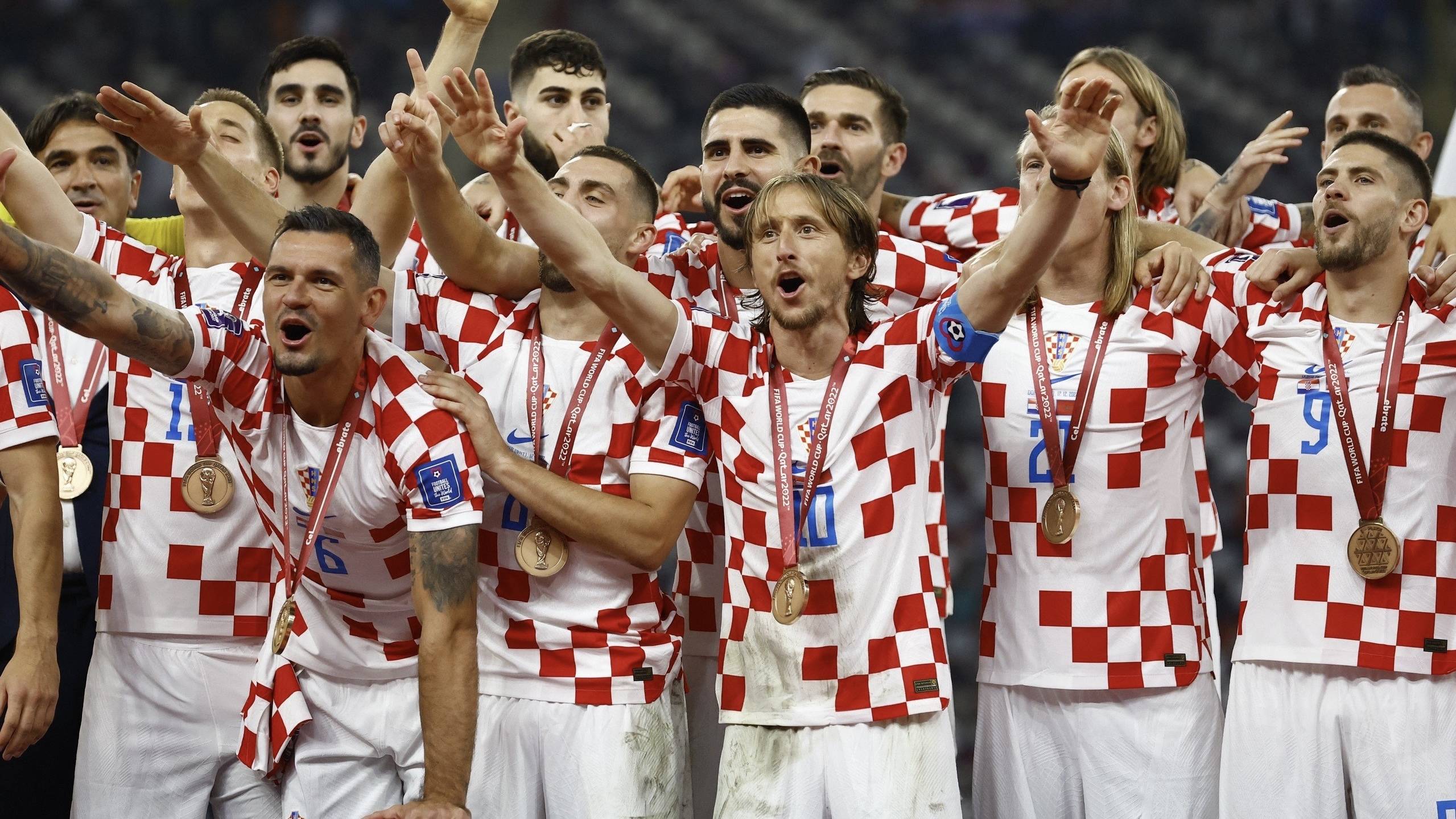 克罗地亚国家队备战瑞典国家队