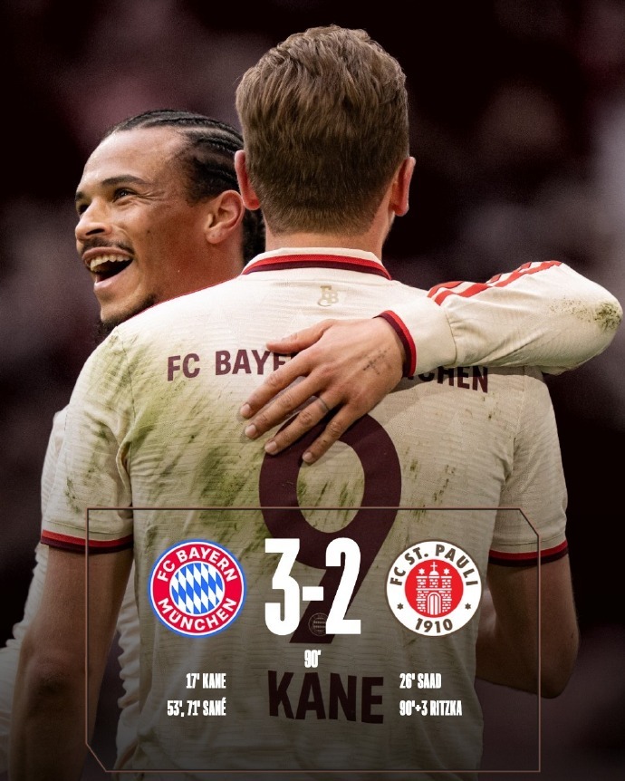 拜仁慕尼黑展现出击败对手的决心的简单介绍